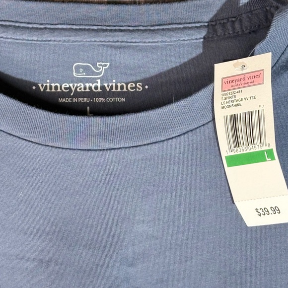 Vineyard Vines Classic Blue Tee - Picture 4 of 5